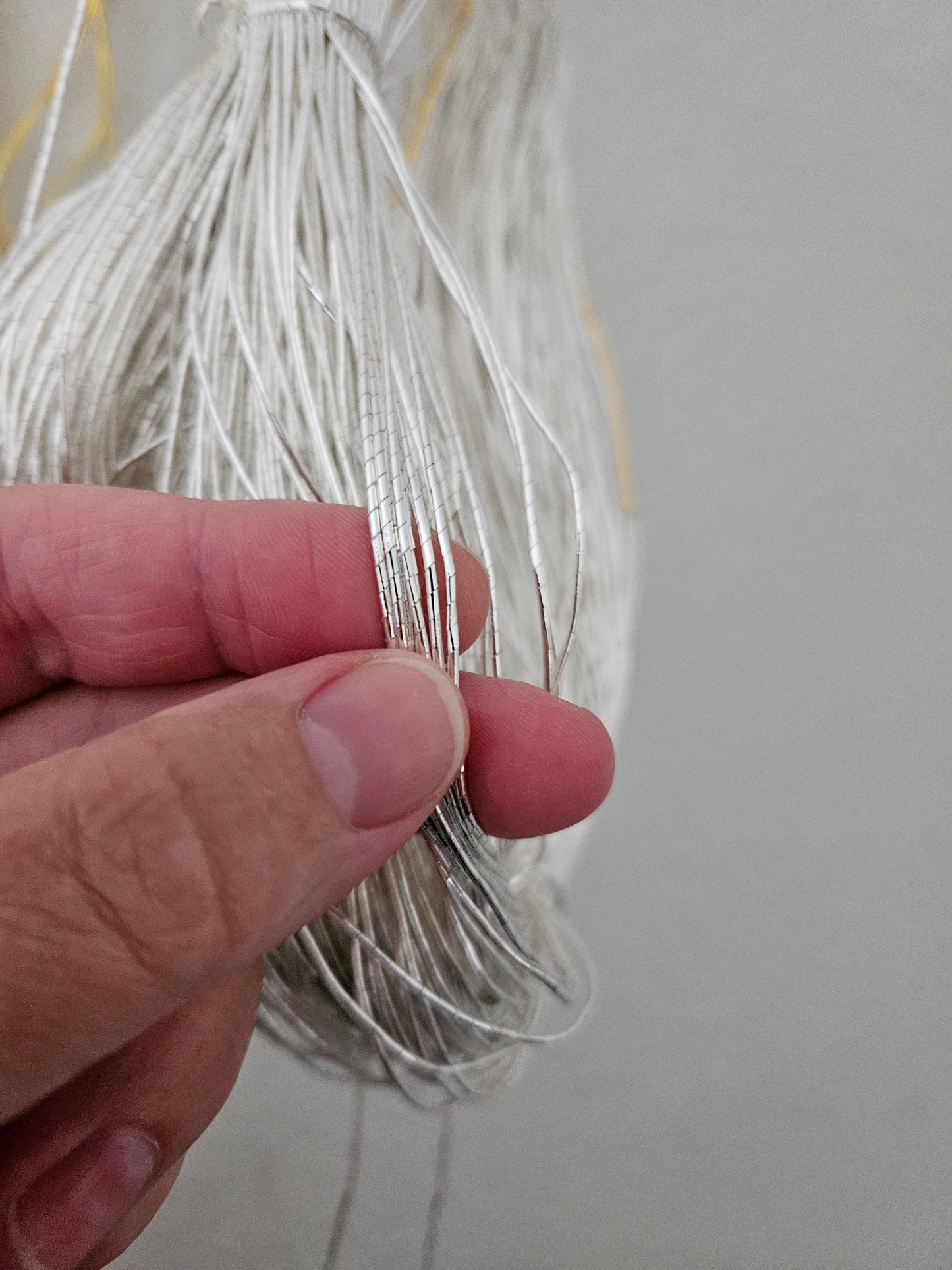 100 Yards of Silver Lead Size Extra Large Smooth Cording