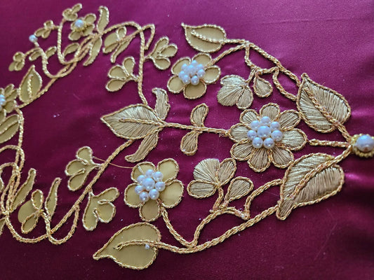 Embroidery Kit Elizabethan Flowers Bodice