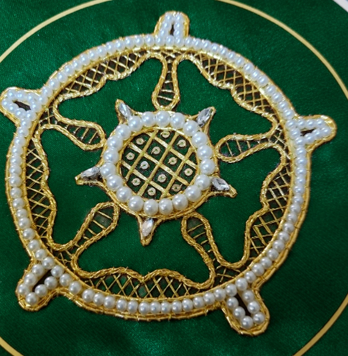 Tudor Rose goldwork embroidery kit