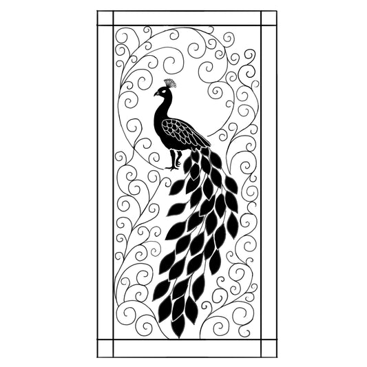 Peacock Embroidery Kit — Goldwork and Rare Shaded Silver Leaf Thread