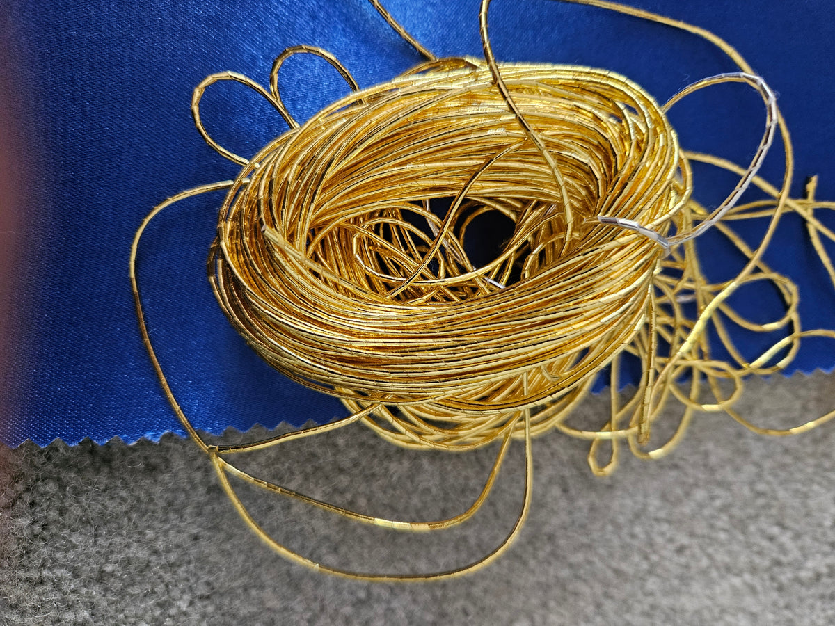 100 Yards of Gold Toned extra Large Smooth Cording