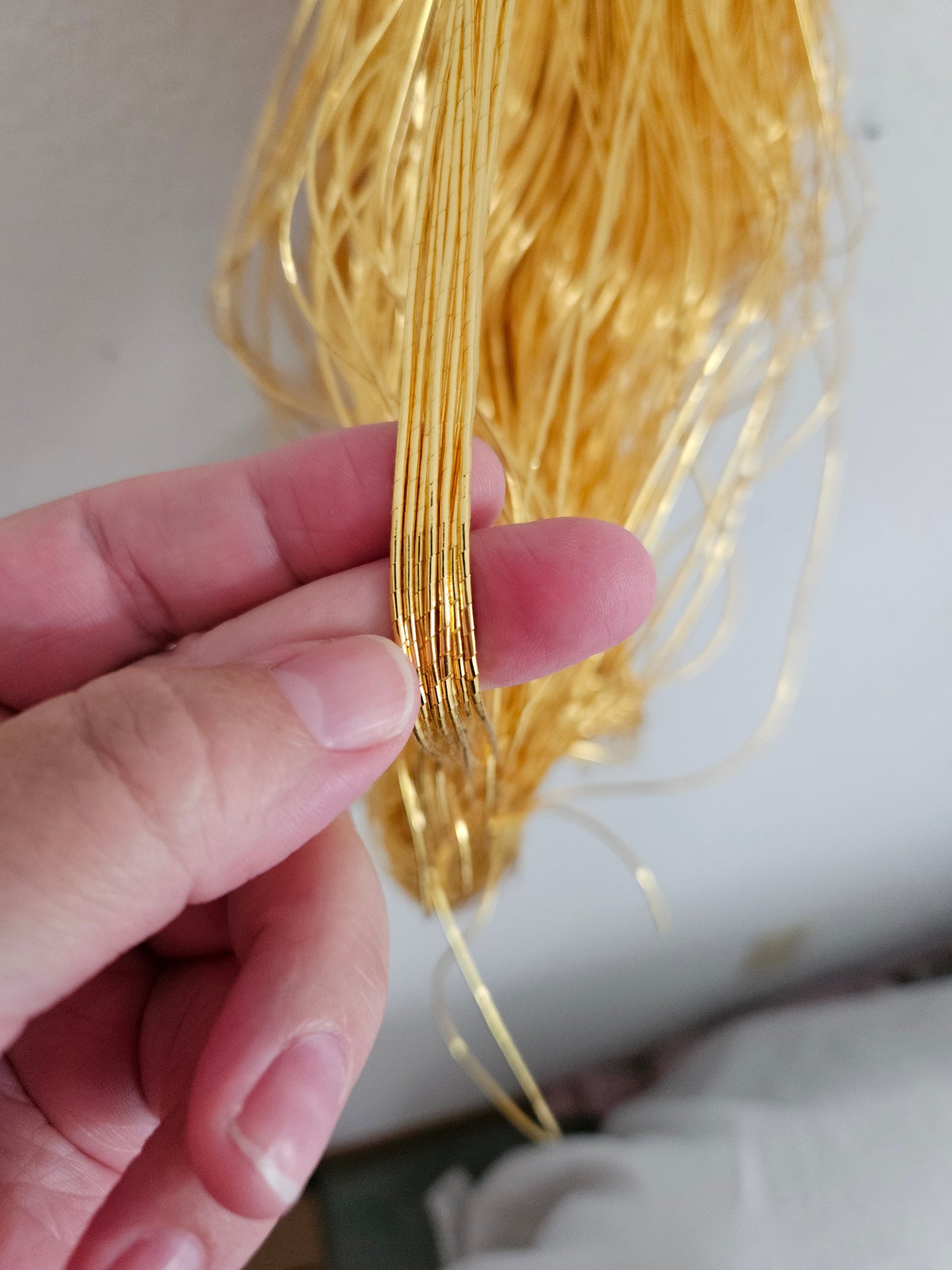 100 Yards of Gold Toned extra Large Smooth Cording