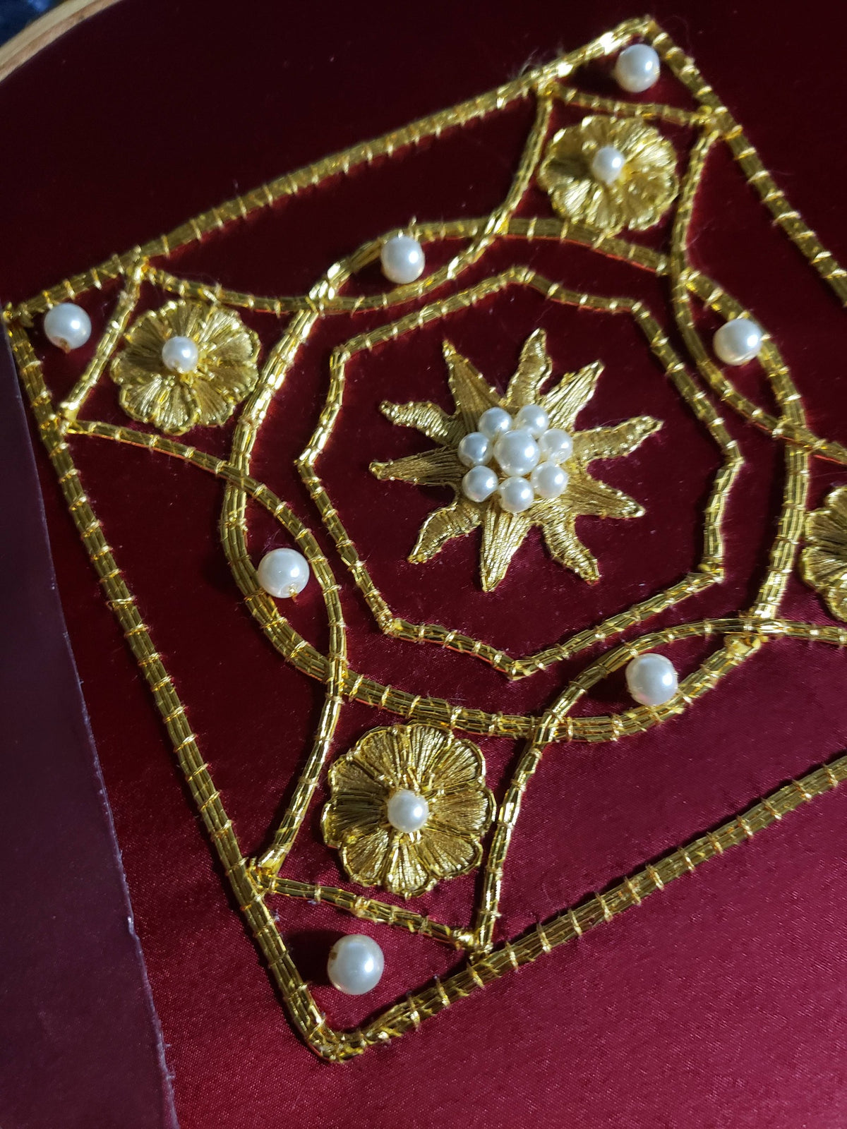 Queen Elizabeth I Armada Gown Goldwork Embroidery Kit — 1588 Tudor Replica