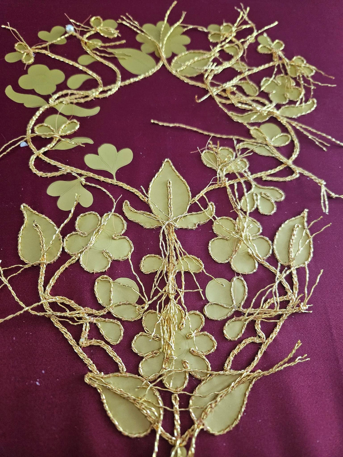 Embroidery Kit Elizabethan Flowers Bodice