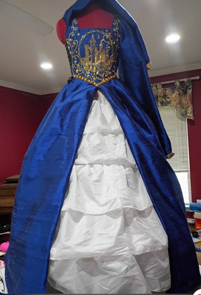 Cinderella Bodice, over skirt and underskirt panel custom