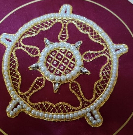 Tudor Rose goldwork embroidery kit