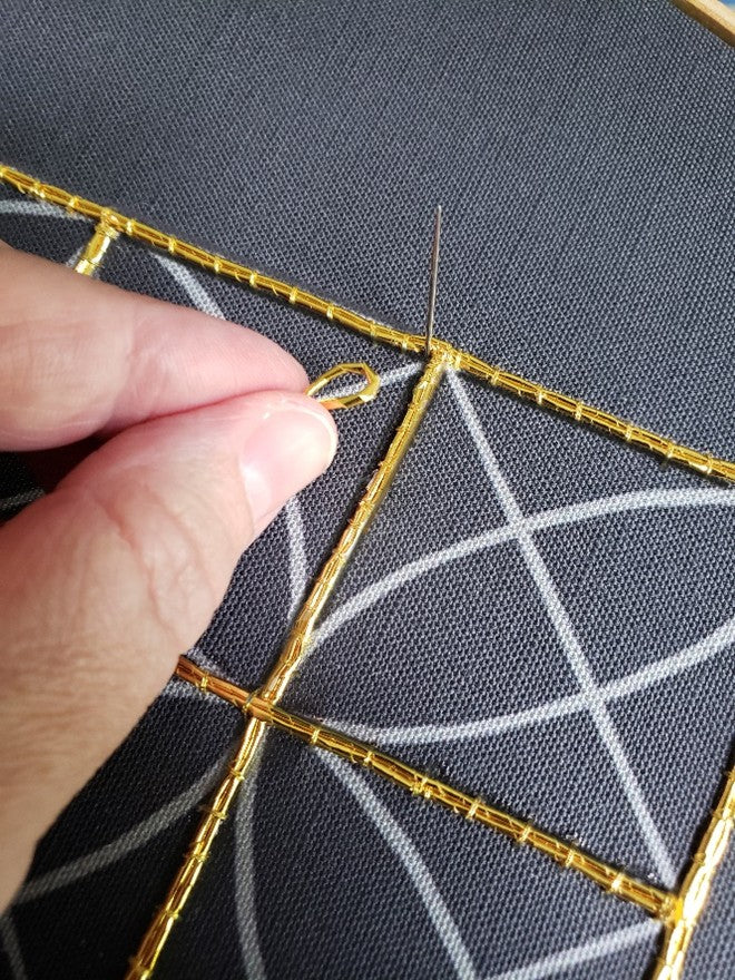 Gothic Window Lattice Embroidery Kit