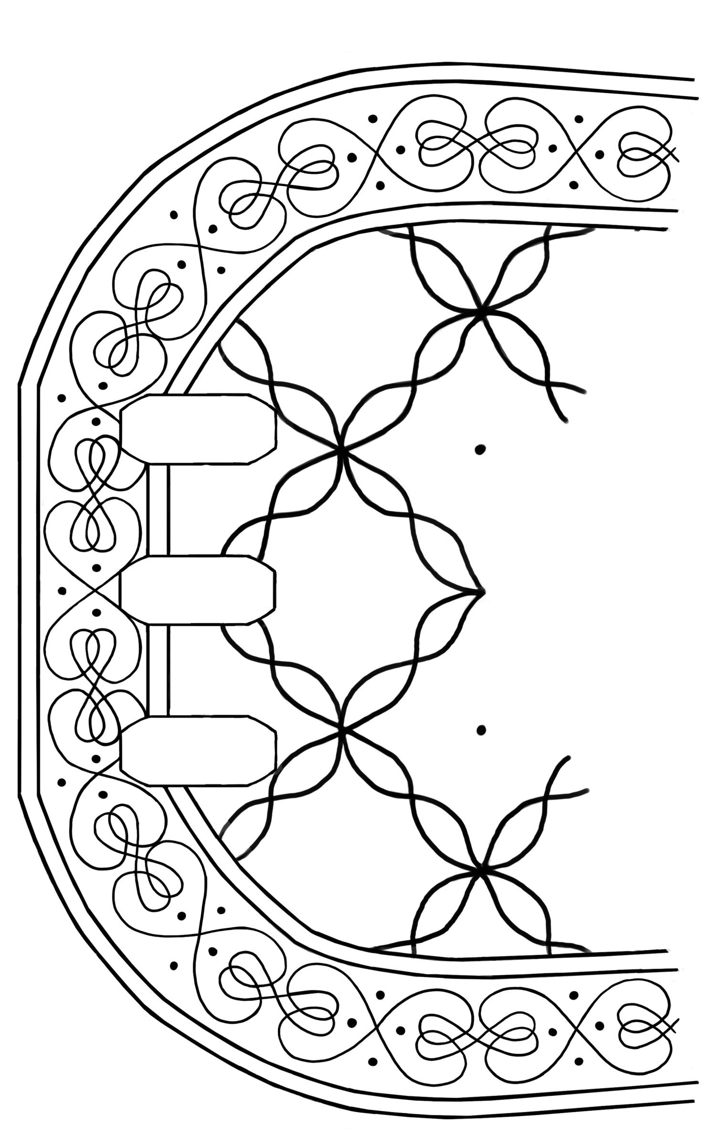 The Lady Anne underskirt panel set