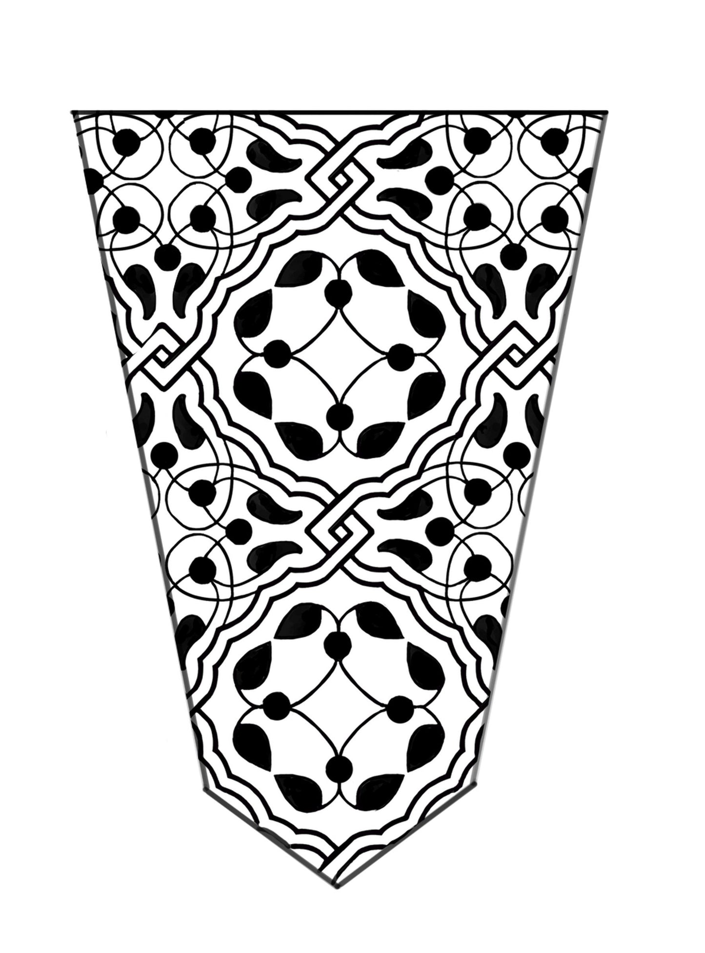 Queen Katherine Parr underskirt panels without gems or pearls