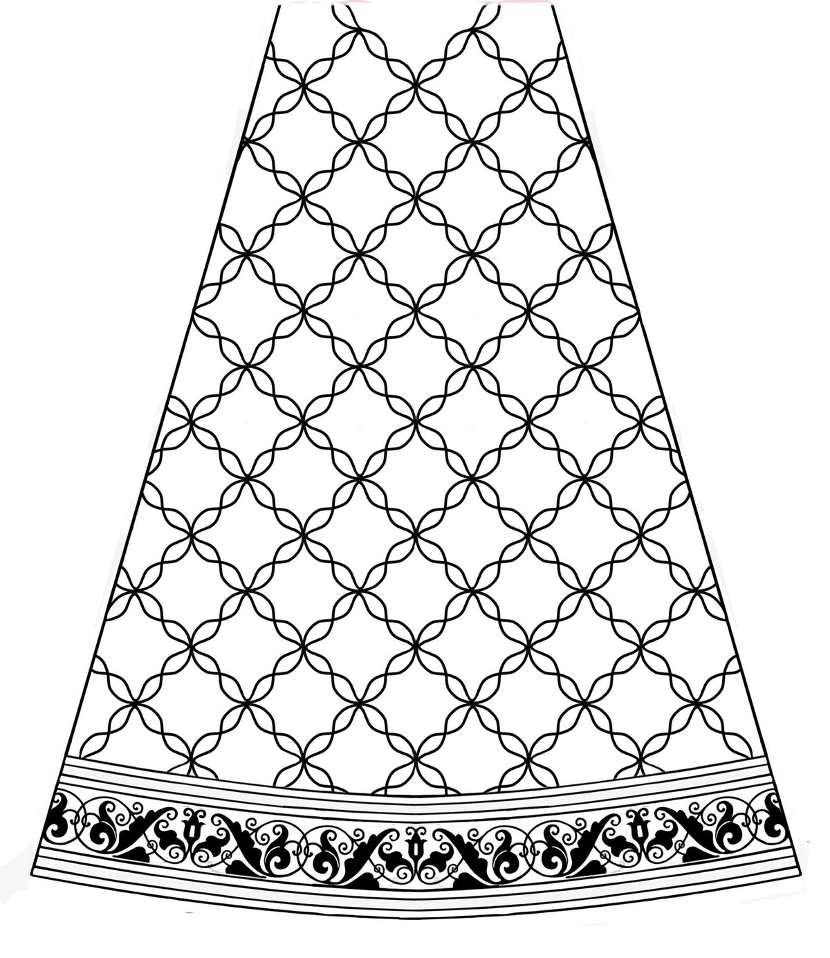 The Lady Anne underskirt panel set